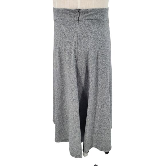 Kate Kasin Women's Medium Gray A-Line‎ Lightweight Skirt Side Zip New No Tags - Picture 2 of 7